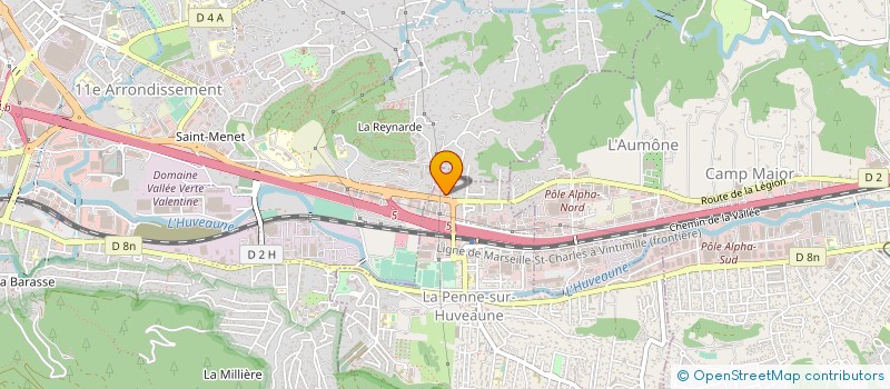 localisation de l'entreprise OGAPUR SERVICES  LA PENNE-SUR-HUVEAUNE