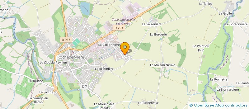 localisation de l'entreprise OGARDEN  ROCHESERVIERE