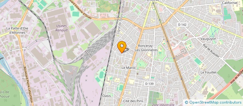 localisation de l'entreprise OGATI à LE MANS