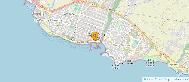 localisation de l'entreprise OGB à SAINT-PIERRE