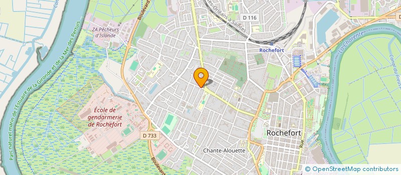 localisation de l'entreprise OGC  ROCHEFORT