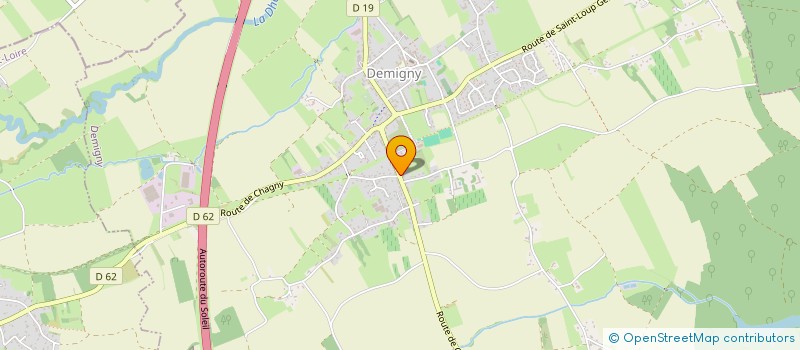 localisation de l'entreprise OGC  CHAGNY