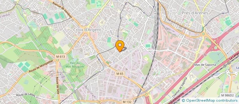 localisation de l'entreprise OGC2A à MONTPELLIER