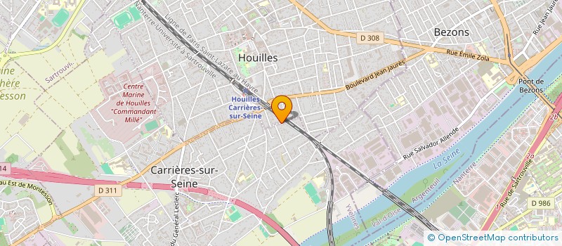 localisation de l'entreprise OGCB  CARRIERES-SUR-SEINE