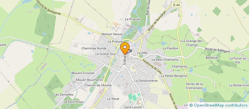 localisation de l'entreprise OGCEH à LORRIS
