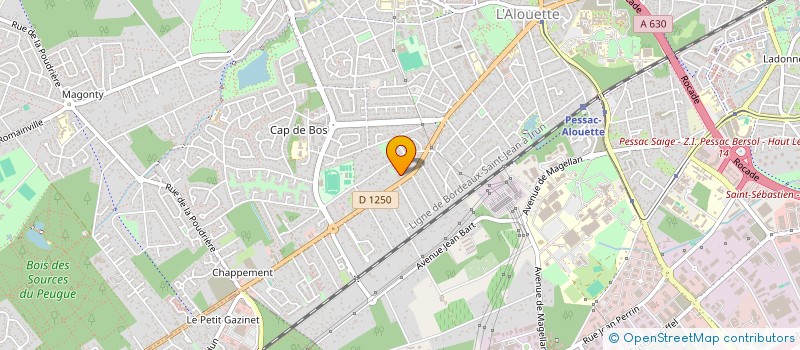 localisation de l'entreprise OGE  PESSAC