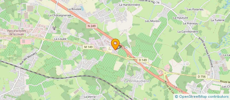 localisation de l'entreprise OGE CONSULTING  HAUTE-GOULAINE