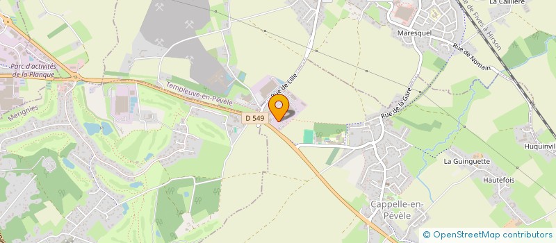 localisation de l'entreprise OGE INVEST  CAPPELLE-EN-PEVELE