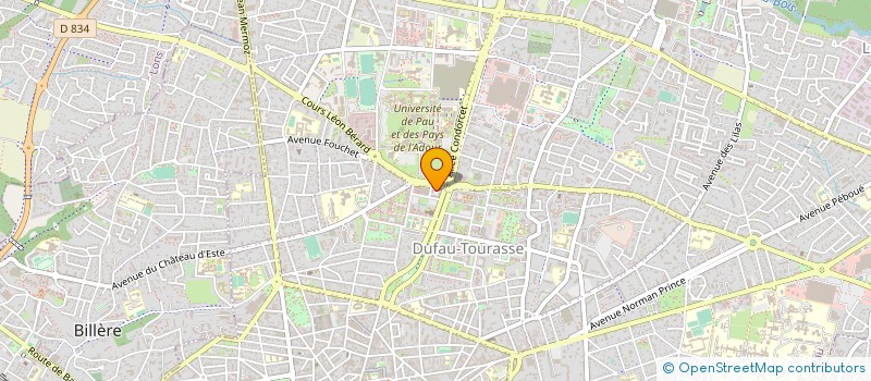 localisation de l'entreprise OGEA à PAU