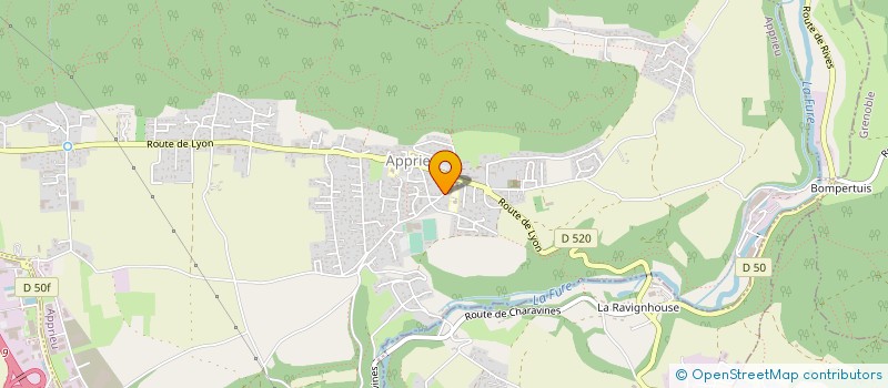 localisation de l'entreprise OGEC  APPRIEU