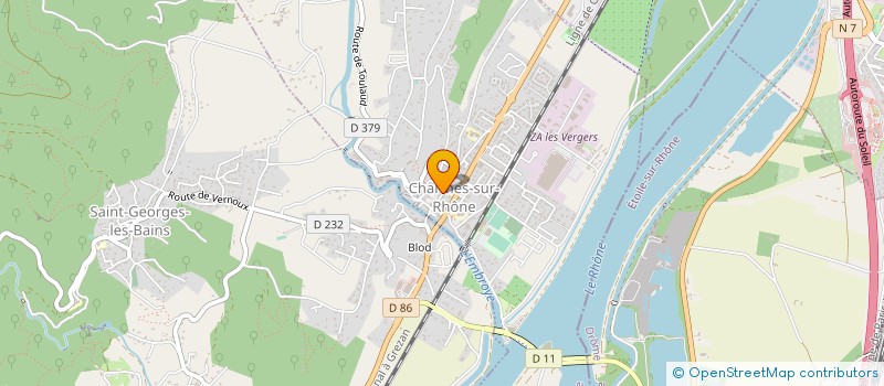 localisation de l'entreprise OGEC  CHARMES-SUR-RHONE