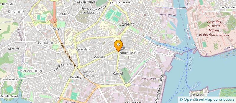 localisation de l'entreprise OGEC  LORIENT