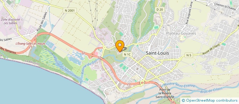 localisation de l'entreprise OGEC à SAINT-LOUIS