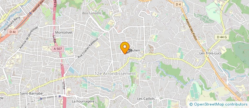 localisation de l'entreprise OGEC à MARSEILLE 12EME