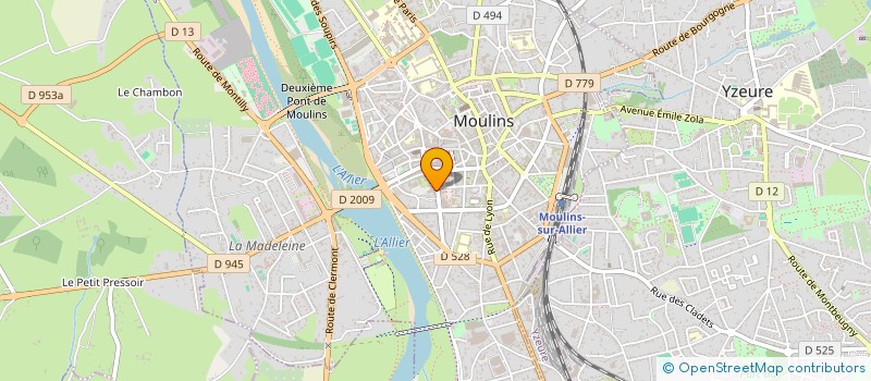 localisation de l'entreprise OGEC à MOULINS