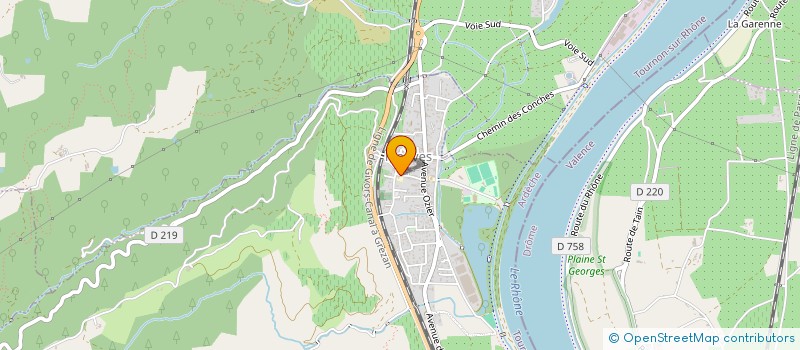 localisation de l'entreprise OGEC  MAUVES