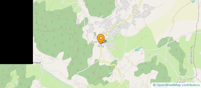 localisation de l'entreprise OGEC  SAINT ALBAN D'AY