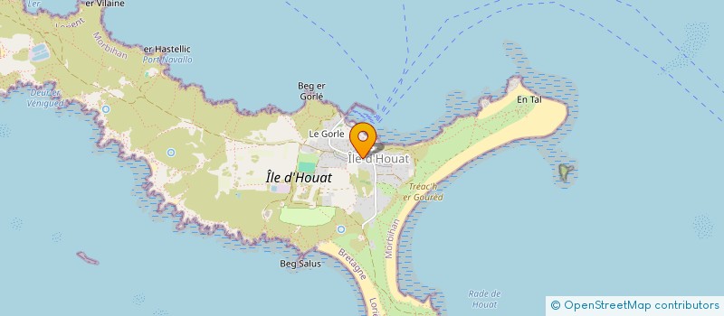 localisation de l'entreprise OGEC  HOEDIC