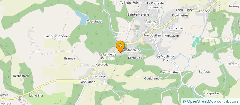 localisation de l'entreprise OGEC à PLUMELIAU-BIEUZY