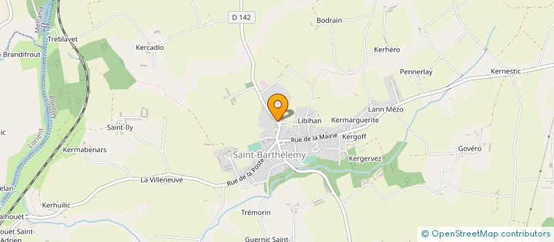 localisation de l'entreprise OGEC  SAINT-BARTHELEMY