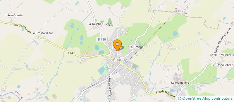 localisation de l'entreprise OGEC  COURLAY