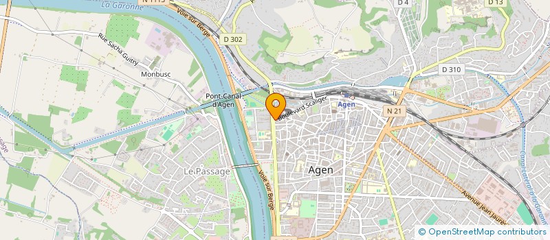 localisation de l'entreprise OGEC ADELE DE TRENQUELLEON  AGEN