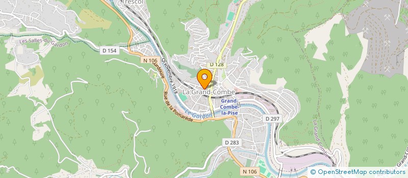 localisation de l'entreprise OGEC AEP LYCEE PASTEUR à LA GRAND-COMBE