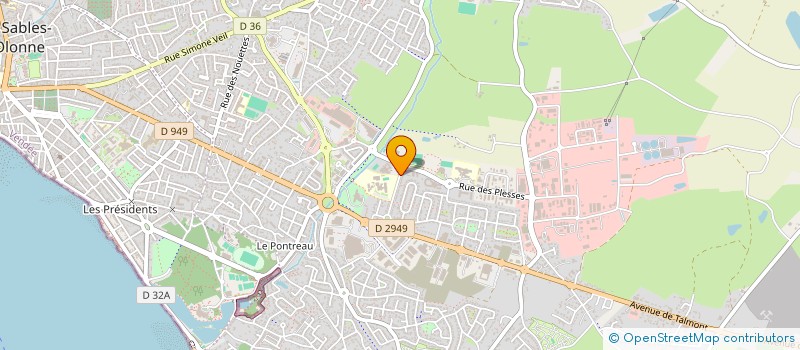 localisation de l'entreprise OGEC AMIRAL à LES SABLES D'OLONNE
