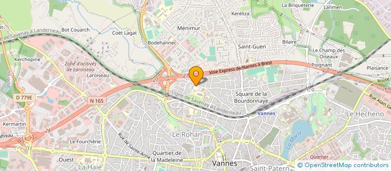 localisation de l'entreprise OGEC ASS EDUCATIVE ND LE MENIMUR à VANNES