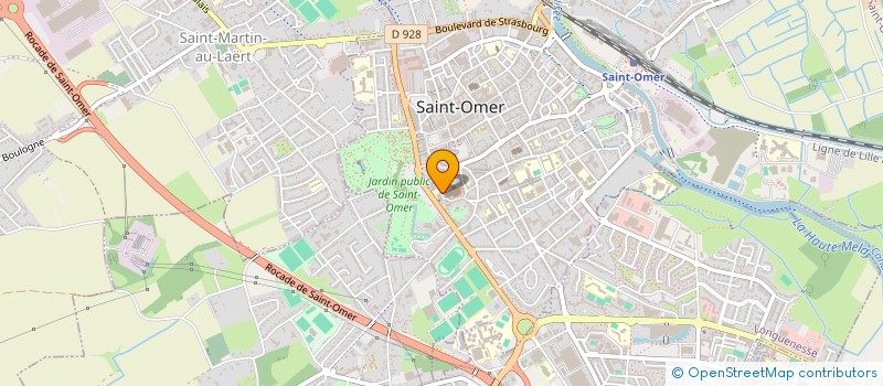 localisation de l'entreprise OGEC AVE MARIA à SAINT-OMER