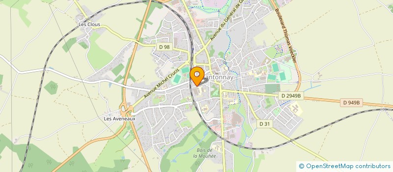 localisation de l'entreprise OGEC BETHANIE ST JOSEPH à CHANTONNAY