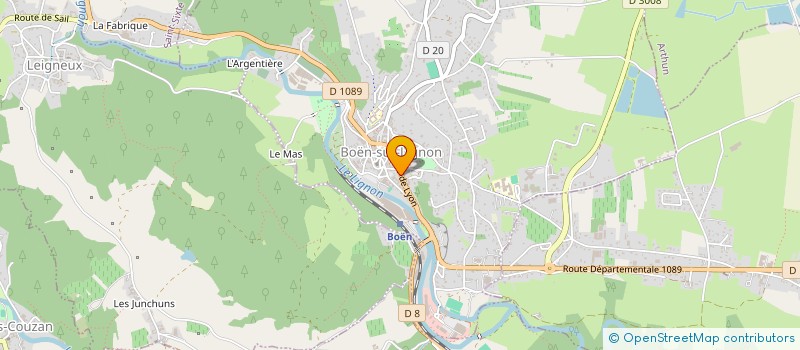 localisation de l'entreprise OGEC BOEN à BOEN-SUR-LIGNON