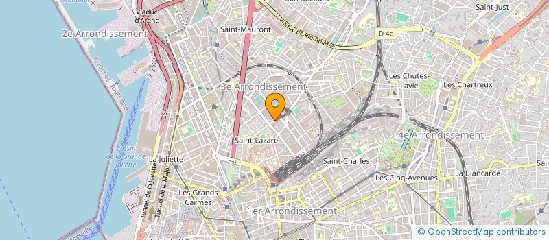 localisation de l'entreprise OGEC BON PASTEUR à MARSEILLE