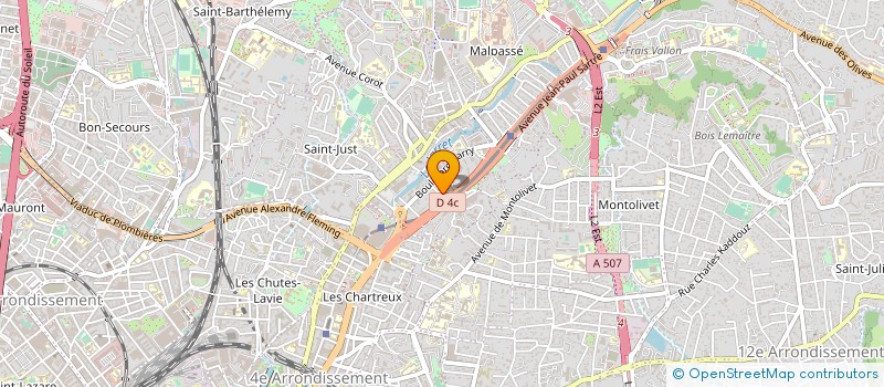 localisation de l'entreprise OGEC BONNE GRACE à MARSEILLE