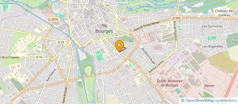 localisation de l'entreprise OGEC BOURGES CENTRE  BOURGES