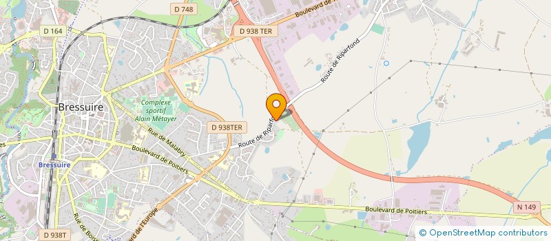 localisation de l'entreprise OGEC BREUIL CHAUSSEE à BRESSUIRE