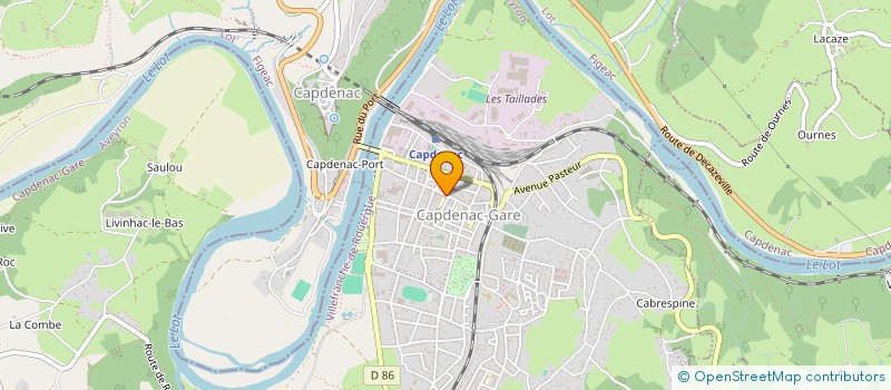 localisation de l'entreprise OGEC CAPDENAC  CAPDENAC-GARE