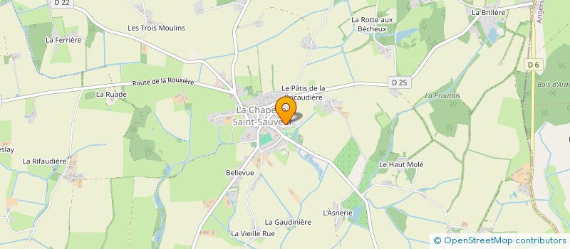 localisation de l'entreprise OGEC CHAPELLE SAINT SAUVEUR à LOIREAUXENCE