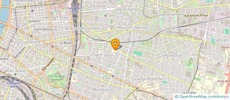 localisation de l'entreprise OGEC CHARLES DE FOUCAULD à LYON