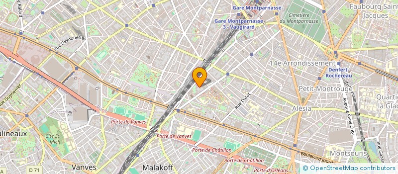 localisation de l'entreprise OGEC CHARLES DE FOUCAULD à PARIS