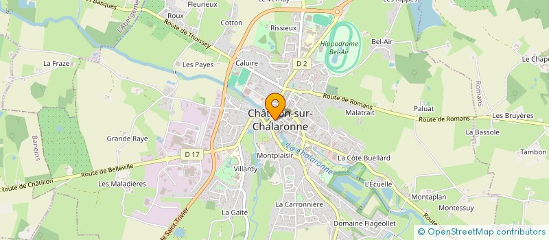 localisation de l'entreprise OGEC CHATILLON ST CHARLES à CHATILLON-SUR-CHALARONNE