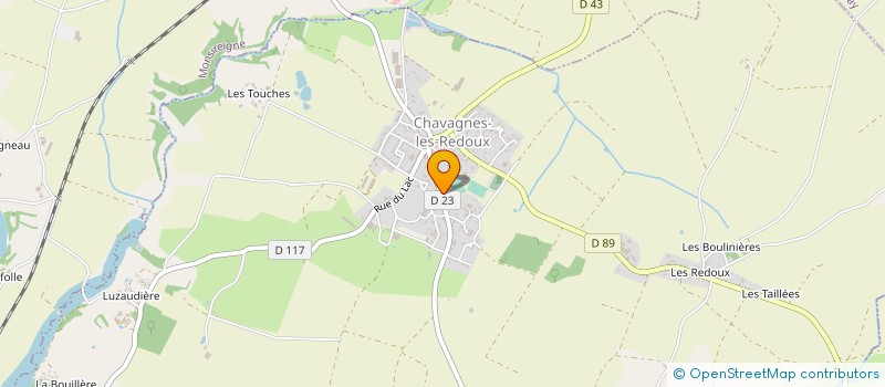 localisation de l'entreprise OGEC CHAVAGNES LES REDOUX  CHAVAGNES-LES-REDOUX