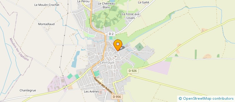 localisation de l'entreprise OGEC CLAIREFONTAINE à LEVROUX