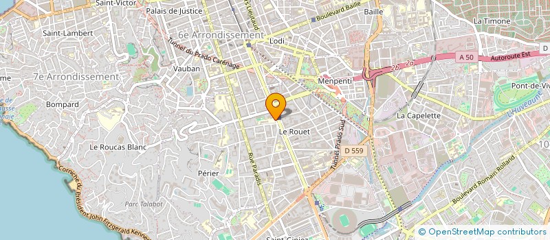localisation de l'entreprise OGEC COLLEGE CLUNY à MARSEILLE