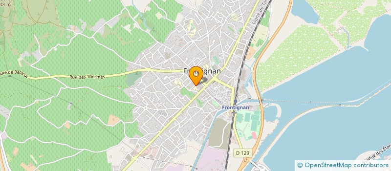 localisation de l'entreprise OGEC COLLEGE ET ECOLE SAINTE-THERESE à FRONTIGNAN