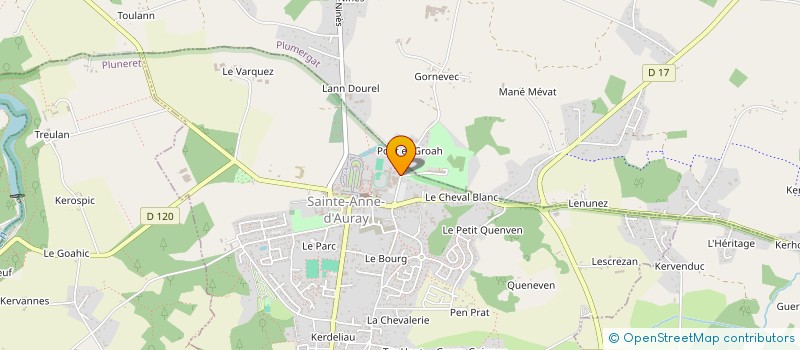 localisation de l'entreprise OGEC COLLEGE LYCEE STE ANNE à SAINTE-ANNE-D'AURAY