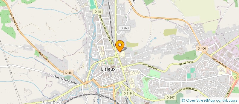 localisation de l'entreprise OGEC COLLEGE NOTRE DAME DE LISIEUX à LISIEUX