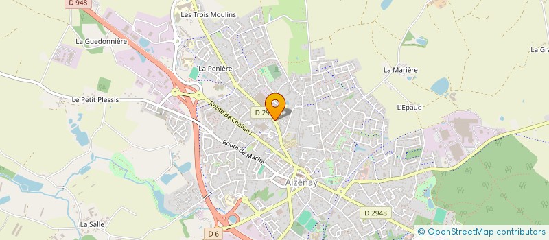 localisation de l'entreprise OGEC COLLEGE STE MARIE  AIZENAY