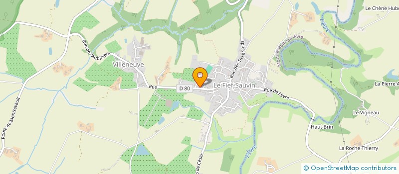 localisation de l'entreprise OGEC COLLEGES LYCEES PRIVES ST JOSEPH  MAUGES-SUR-LOIRE