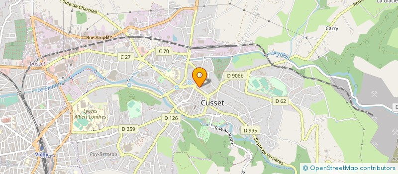 localisation de l'entreprise OGEC CUSSET à CUSSET